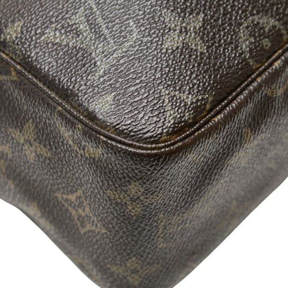 LOUIS VUITTON Authentic Brown Monogram Clutch Bag - Picture 7 of 11